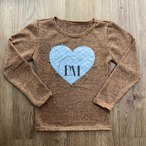 Kit Com 3 Blusa Manga Longa Infantil Lanzinha Confortável