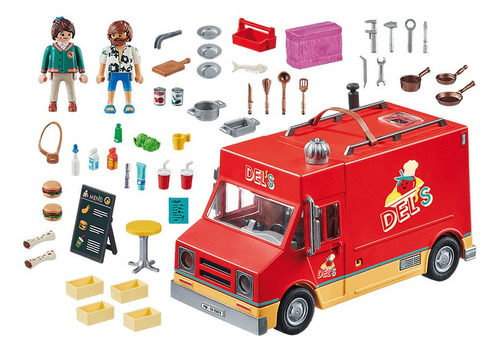 Food Truck Dels Playmobil La Pelicula Del's Camión De Comida