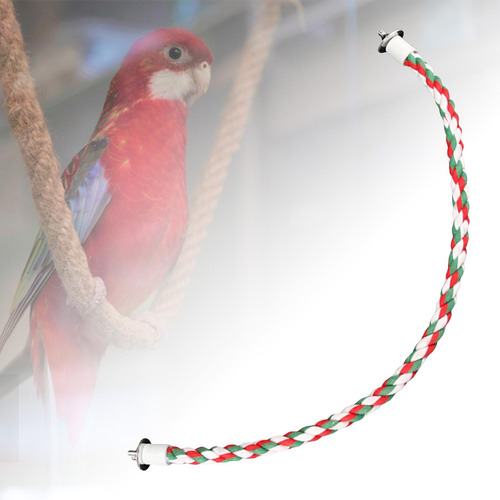 3 X 5 Cuerdas Para Pájaros, Perca, Loro, Cuerda De 3 Piezas