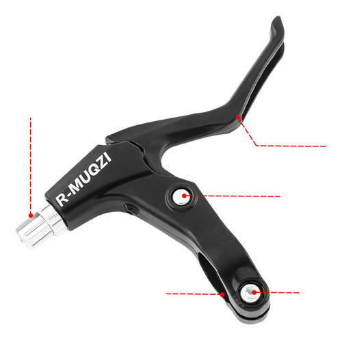 Palanca De Freno De Bicicleta, Color Negro, 2 Uds., Para