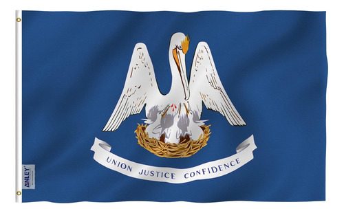 Bandera Del Estado De Luisiana Anley Fly Breeze De 3 X 5 Pie