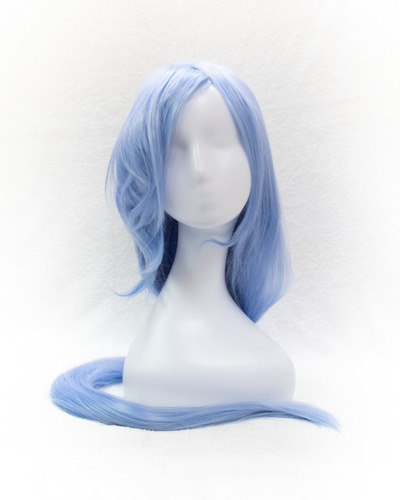 Peluca Azul Akame Ga Kill Cosplay Esdeath Lisa Larga 100cm