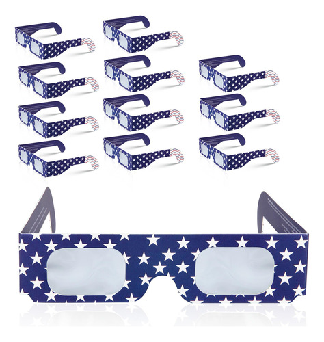 Tesyker Eclipse Glasses, 12 Pack Iso 12312-2:2015(e) & Ce Ce