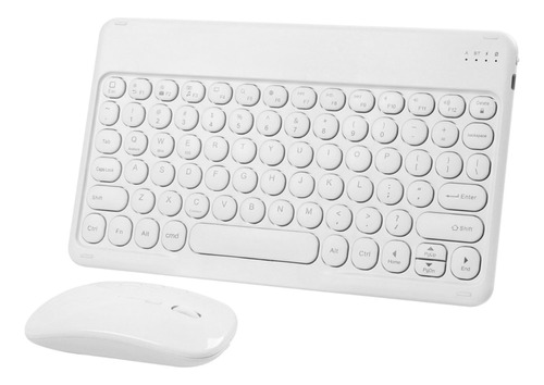 Combo Teclado Mouse Bluetooth Recargable Juego Inalambrico