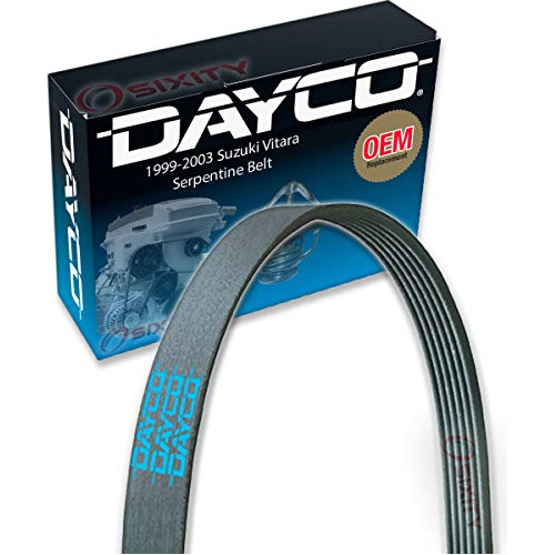 Correa De Repartición - Dayco Main Drive Serpentine Belt For