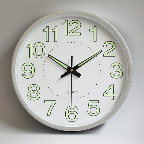 Imagen 1 de 10 de Reloj De Pared,30 Cm Grande Moderno Luminoso Reloj De Pared