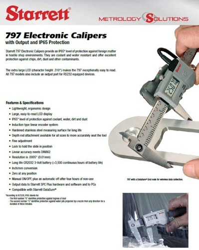 ¡¡ Oferta !!     Electronic Caliper Starrett 797b-6 / 150