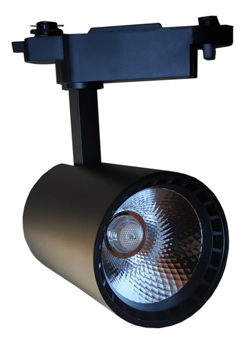 2 Pz Lampara Led Para Riel 10w Elige Color Museo Teatro Ml Color Carcasa Negra, Luz Fria 6500k