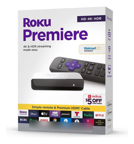 Roku Premiere Hd 4k Hdr Hbo Netflix Disney