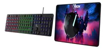 Comprar Kit Gamer 3 En 1 Xtech Hasha Teclado Mouse Mouse Pad Español