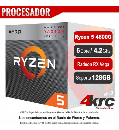 Imagen 2 de 7 de Pc Gamer Armada Amd Ryzen 5 Ssd 480 Ram 8gb Rx6400 4gb Gddr6