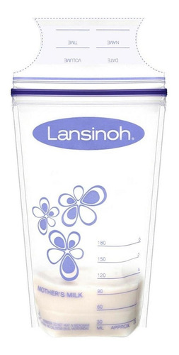 Bolsas De Almacenamiento De Leche Materna Lansinoh 50 Pcs