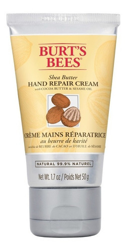 Imagen 3 de 3 de Crema para manos Burt's Bees Crema Reparadora de Manos a Base de Mantequilla de Karité en pomo 50g