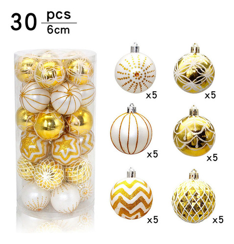 A Cb 30 Uds Adornos De Bolas De Navidad Adornos Navideños