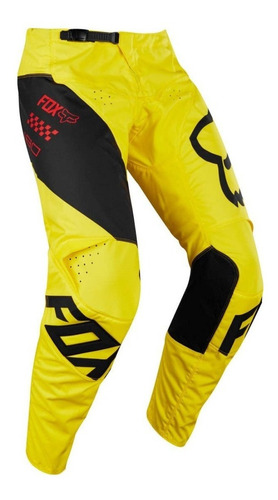 Pantalon Mx Niño Fox  180 Mastar Aamarillo Talla 26