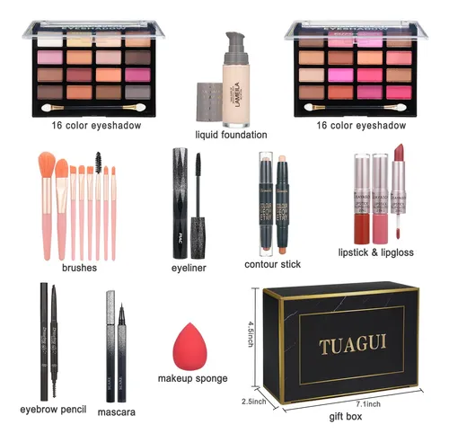 Kit Completo De Maquillaje Todo En Uno Para Mujer, Incluye S