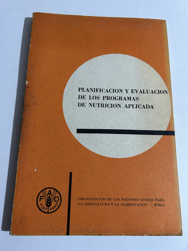 Libro Planificación Evaluación Programas Nutrición Aplicada