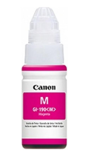 Botella De Tinta Canon Gi-190m 70ml Magenta