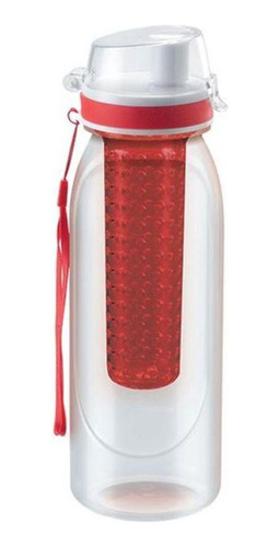 Garrafa Squeeze Detox Copo Infusor 680ml Art Sport -vermelho