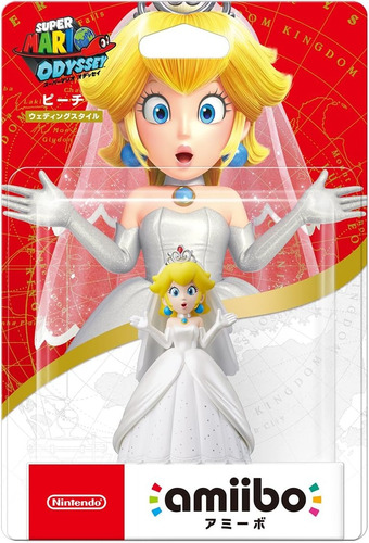 Amiibo  Peach Wedding Outfit Super Mario Odyssey