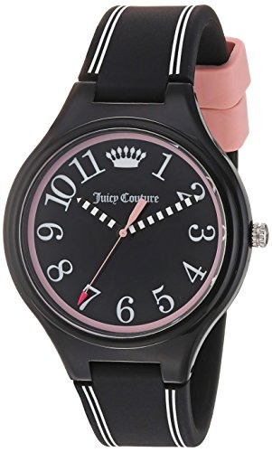 Juicy Couture - Reloj Casual De Cuarzo Y Silicona, Day
