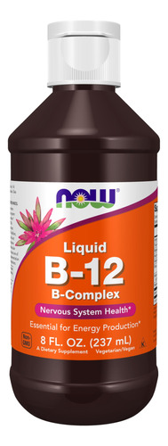 Vitamina B-12 8 Onzas Líquidas Now