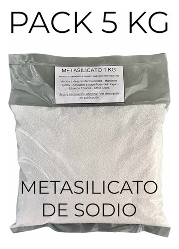 Metasilicato De Sodio Múltiples Usos 5 Kg