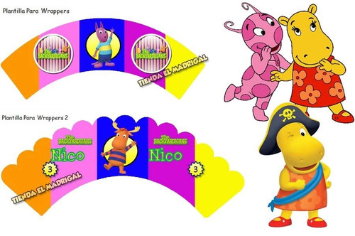 Kit Imprimible Recuerdos The Backyardigans | MercadoLibre Kit Imprimible Recuerdos The Backyardigans | MercadoLibre