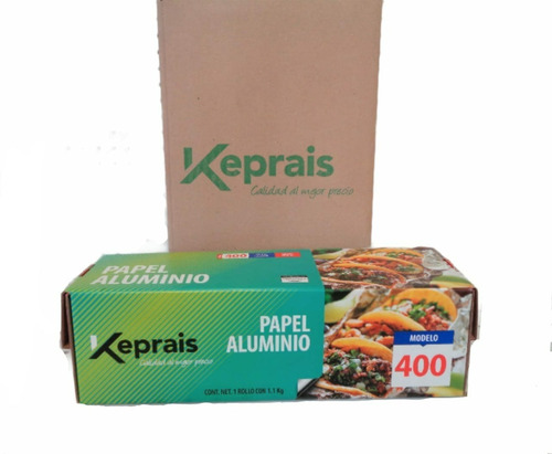 Papel Aluminio Modelo 400 (4pzas) 1.1 Kg