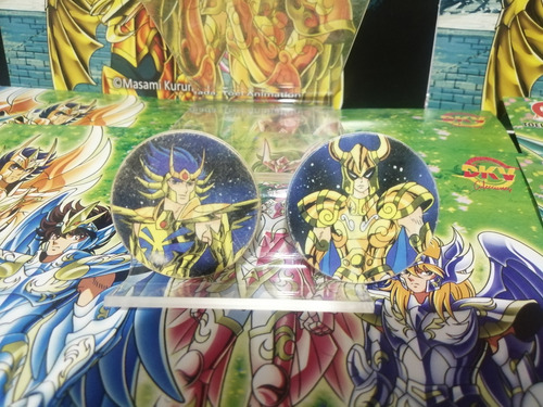 Tazos Caballeros Del Zodiaco Sabritas Set 2 Piezas (Usado)