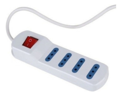 Alargador Eléctrico Certificado 1.5 Mts 4 Tomas +interruptor