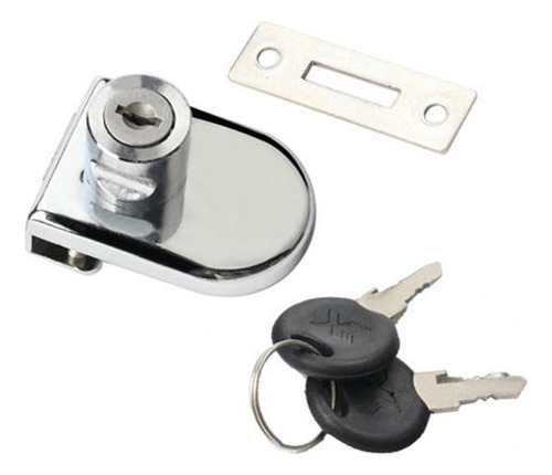 3 Cerradura Para Vitrina De Vidrio De Alta Calidad: 3 Piezas