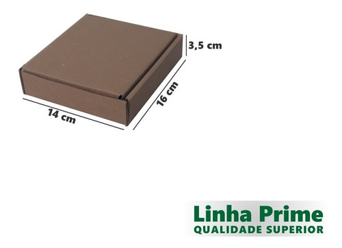 50 Caixas De Papelão 16x14x3,5 Correios E Mercado Envios Me