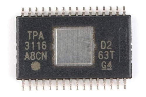 Tpa3116 D2 Chip Amplificador De Audio 50w 100w Tpa3116d2