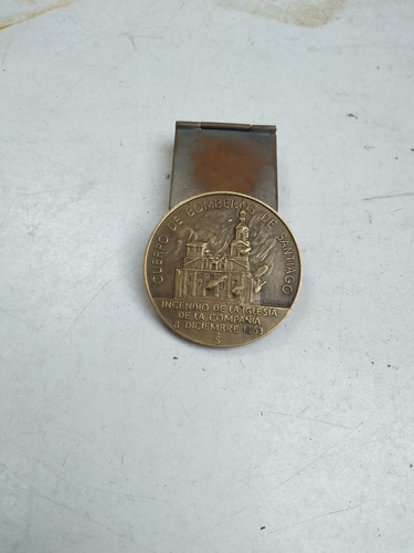 Medalla Bomberos 1963 Primer Centenario 