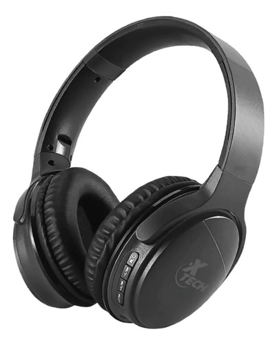 Audífonos Bluetooth 5.0 Xtech Xth-613, Micrófono / Micro Sd Color Negro