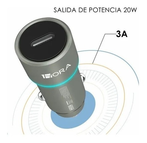 Super Cargador Para Coche Pd 20w C A C Qc3.0 Gran Calidad