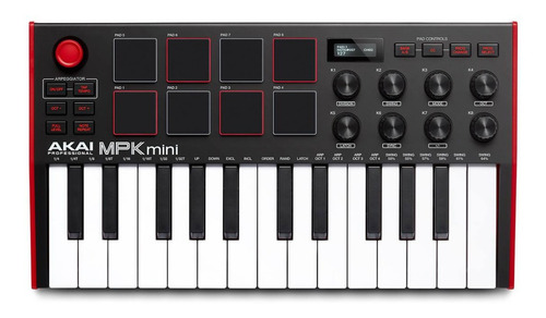 Akai Mpk Mini 3 Teclado Controlador Midi Usb Oled