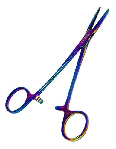 Multi Color Rainbow Mosquito Hemostat Forceps 5.5 Stra...