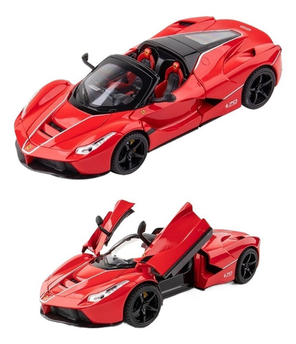 Coche Metálico Miniatura Ferrari Laferrari Roadster Limitada