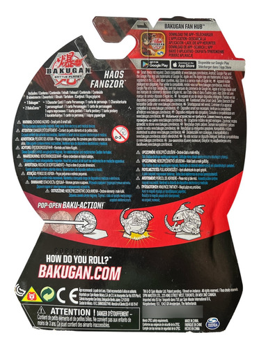 Figura Bakugan Haos Nillious