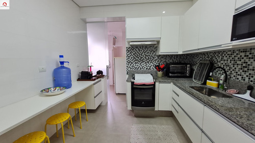 Imagem 14 de 16 de Apartamento À Venda Na Praia Das Pitangueiras, Frente Para O Mar, Reformado, 4 Dormitórios, Sala Para 3 Ambientes, Sacada - Ap05874 - 69447326