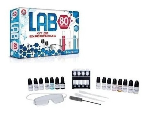 Jogo Lab 80 Kit De Experiências Estrela
