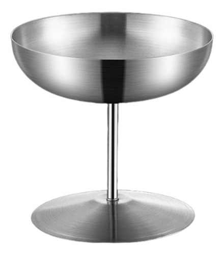 Cazón De Postre Sorbet Bowl Bocina De Ensalada 150 Ml Plata