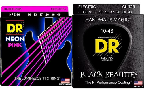 Dr Strings Hi-def Neon Cuerda Para Guitarra Electrica Npe-10
