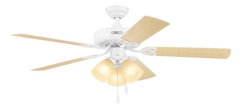 Ventilador de techo Architect 52 pulgadas blanco de 5 aspas Coolfan