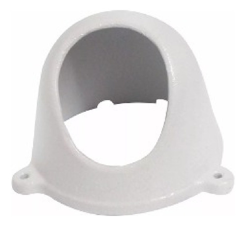 Protetor Mini Dome Infra Branco Para Camera Bulher