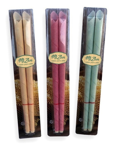 Velas De Oido Mizen® 3 Pares Formula Original 100% Natural