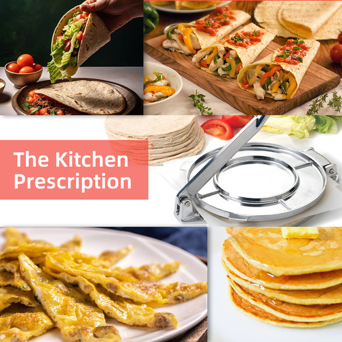Máquina Para Tartas Kitchen Press Roti Harina De Tortilla Pr