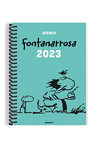 Libro Agenda 2023 Fontanarrosa [tapa Verde] [dos Hojas Por S